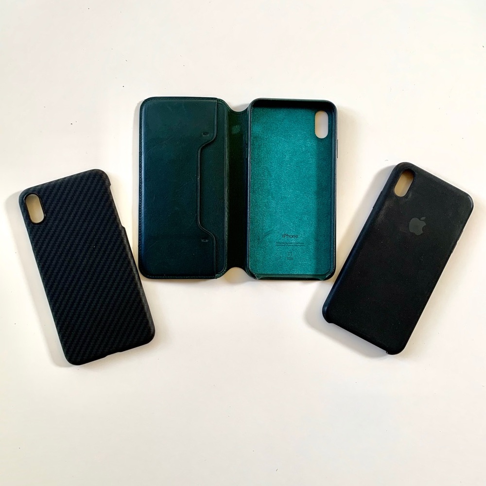 IPhone XS Max Folio Leather Wallet